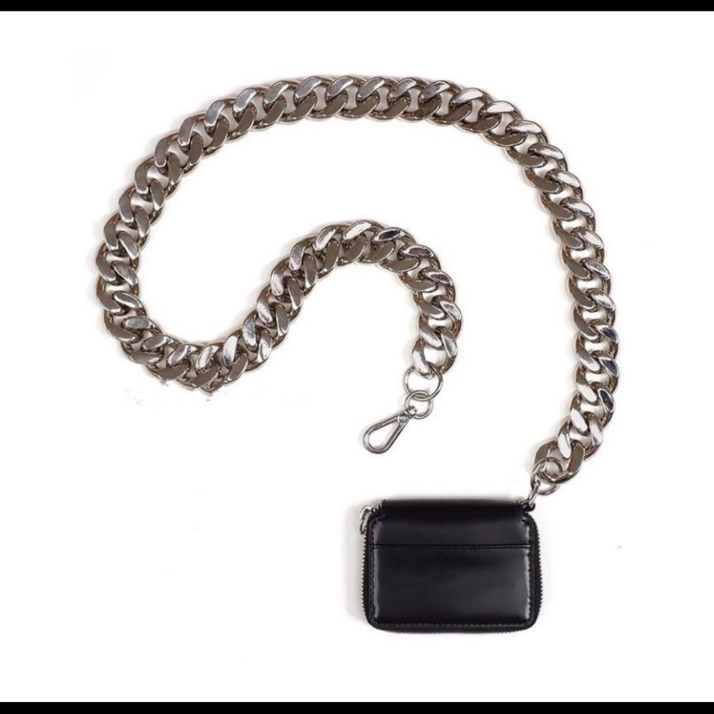 Black and Chrome Crossbody Mini Purse *Brand New, Never Worn*